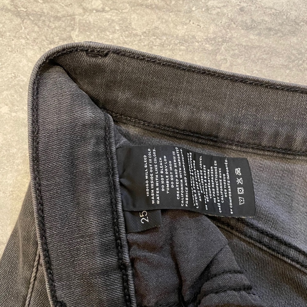 J Brand Maria high-rise skinny jeans w/ ankle zip - Picture 4 of 4